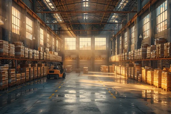 Warehouse Full of Toy Boxes